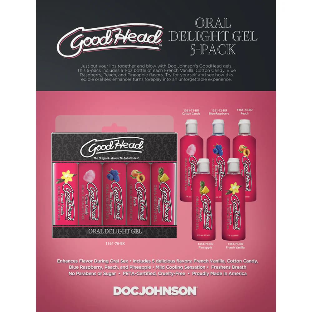 GoodHead Oral Delight Gel 5-Pack 1 oz. thumbnail 8
