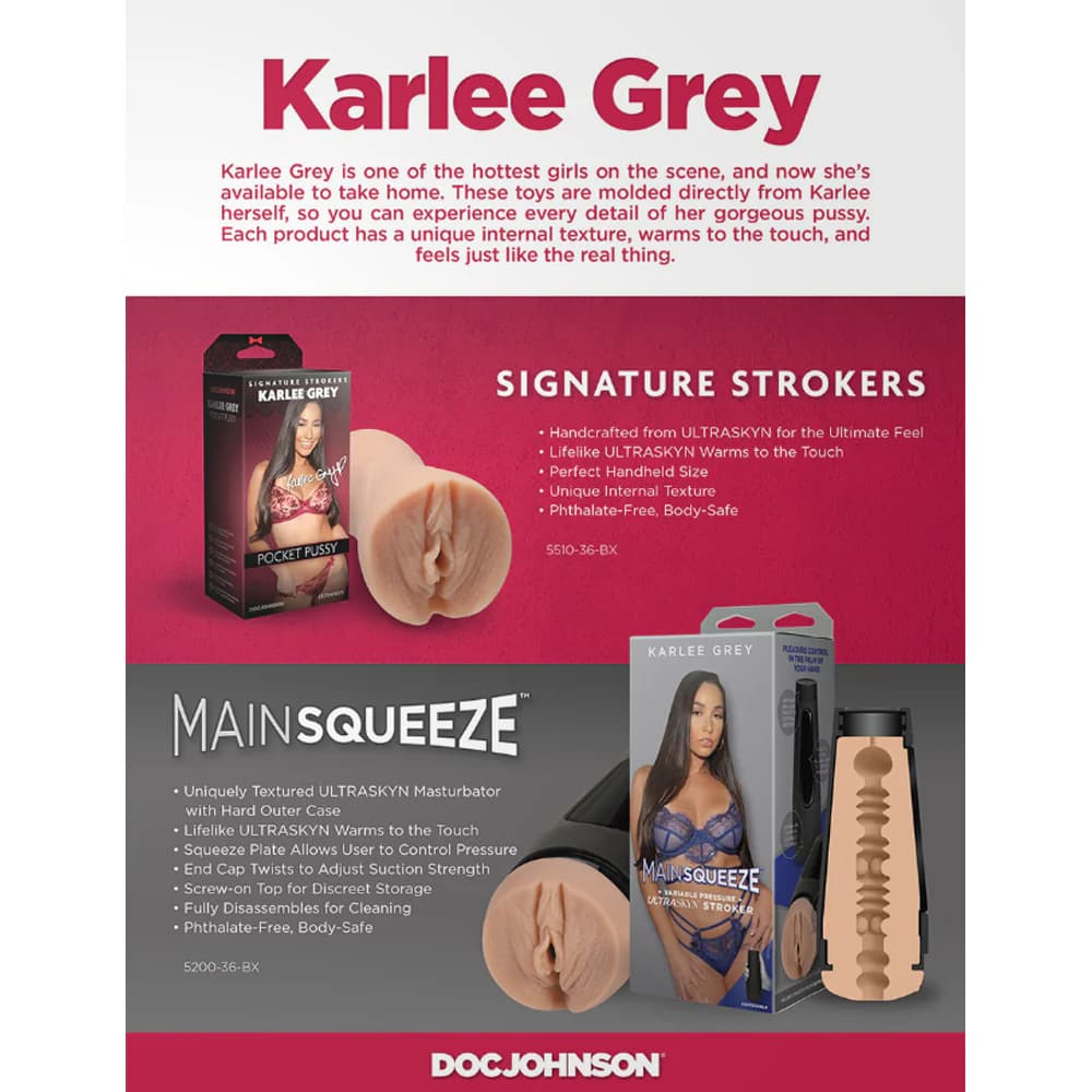 Signature Strokers Karlee Grey ULTRASKYN Pocket Pussy thumbnail 8