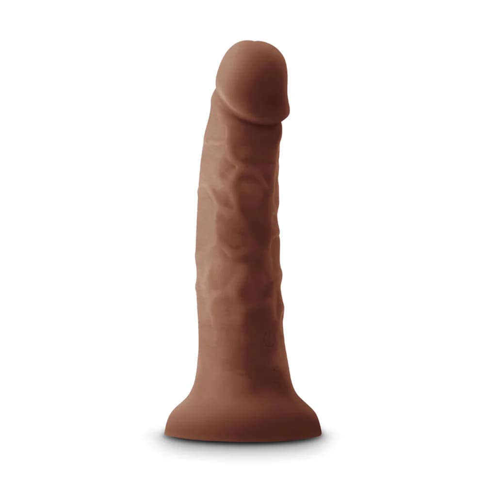Colours Pleasures 7 in. Vibrating Dildo Brown thumbnail