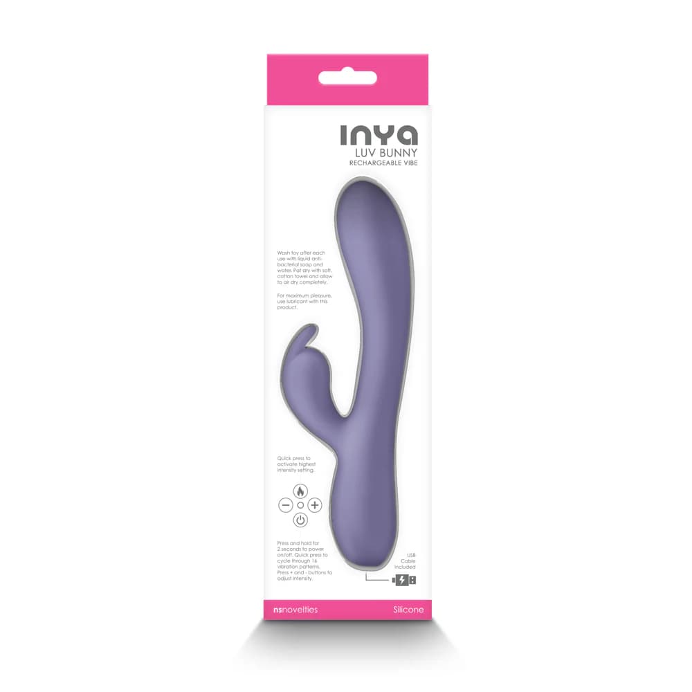 INYA Luv Bunny Rechargeable Vibe Purple thumbnail