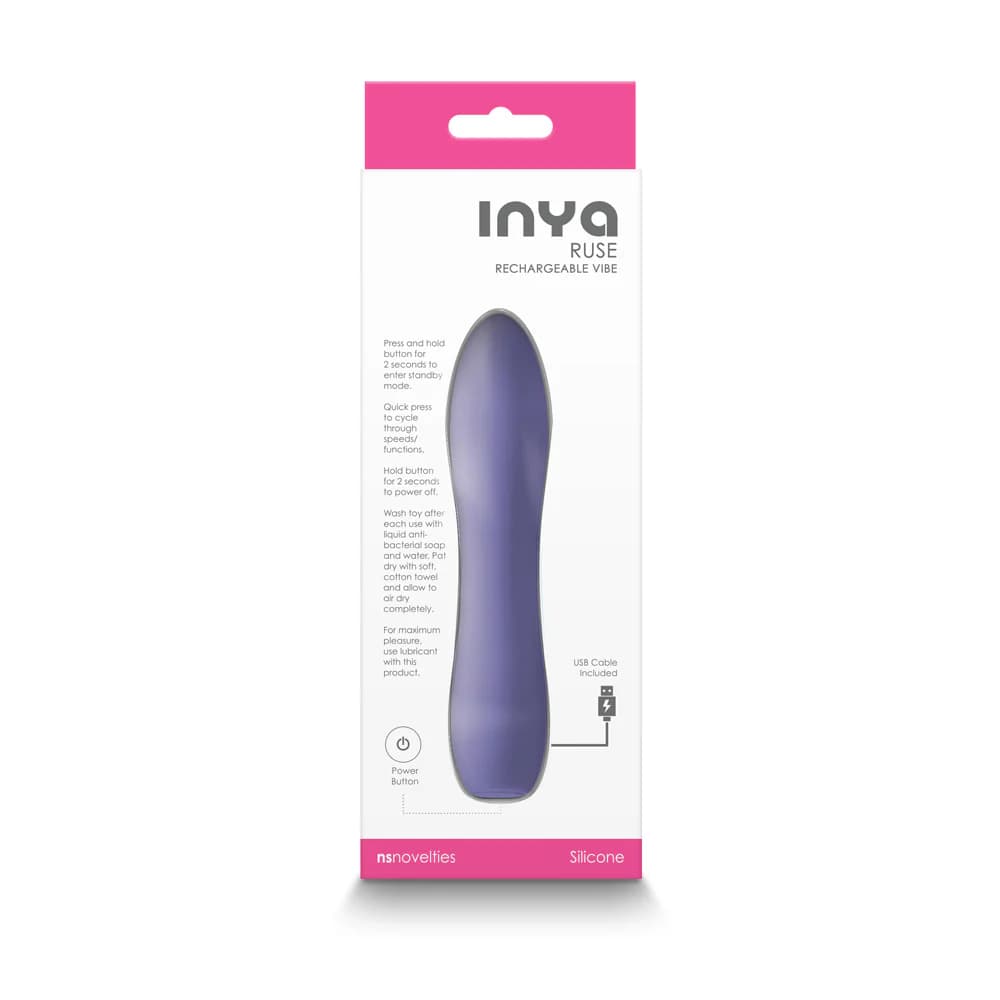 INYA Ruse Rechargeable Vibrator Purple thumbnail