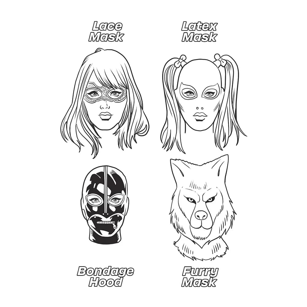 Fetishes Are Fun Coloring Book thumbnail 2