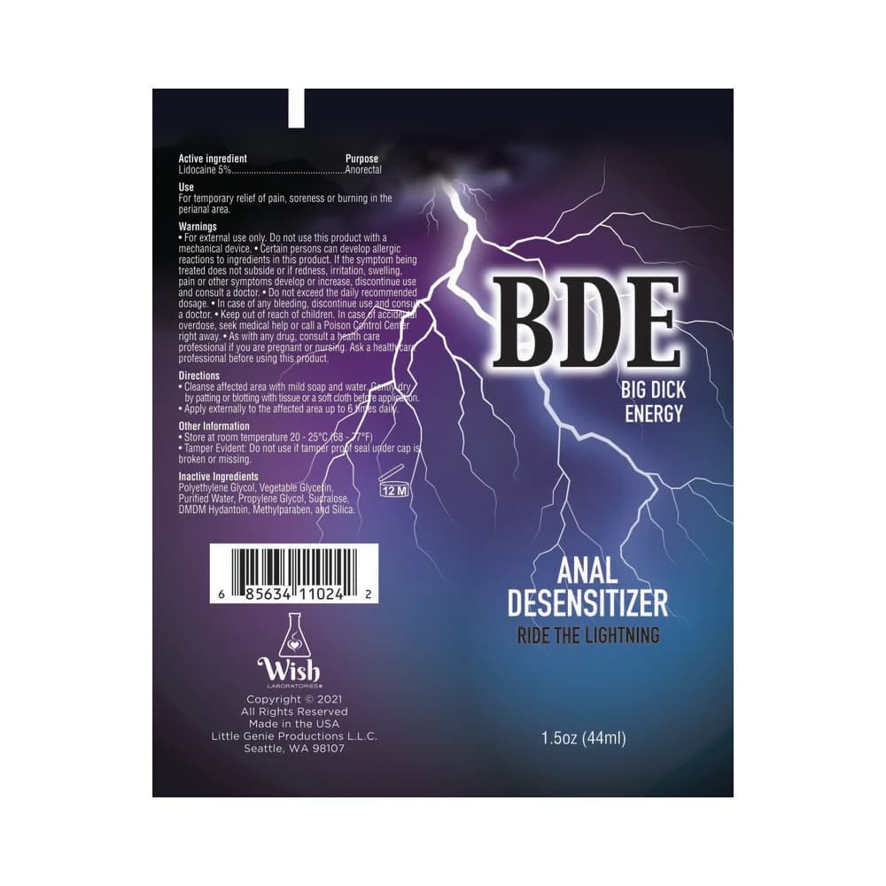 BDE Anal Desensitizer thumbnail
