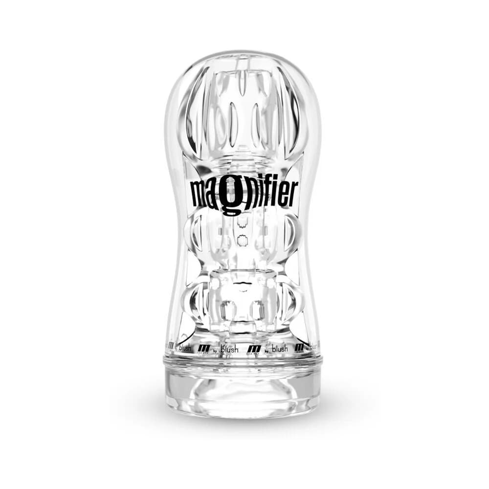 M for Men Soft + Wet Magnifier Self-Lubricating See-Through Stroker Clear thumbnail