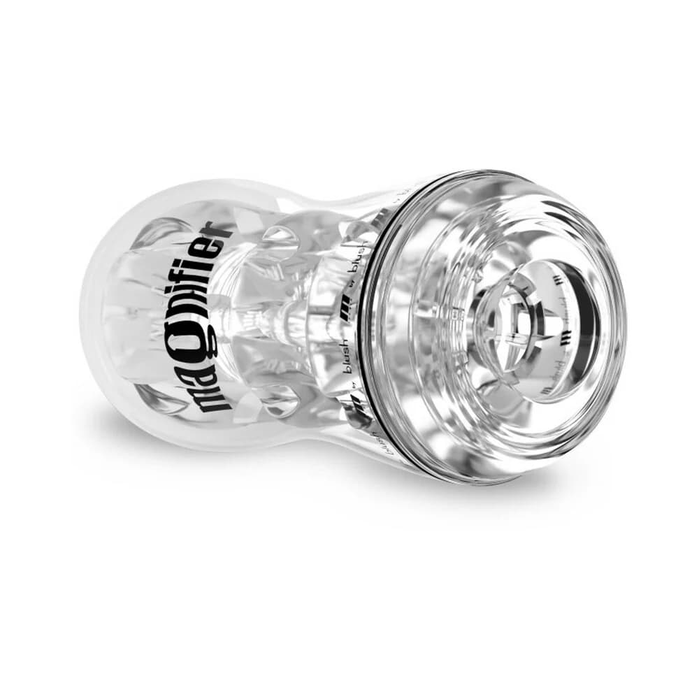 M for Men Soft + Wet Magnifier Self-Lubricating See-Through Stroker Clear thumbnail