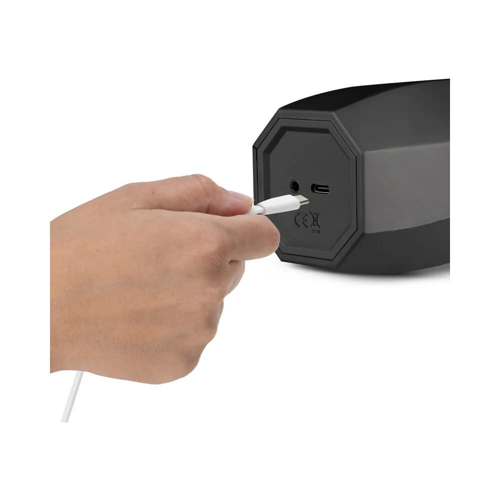 M for Men Storm Rechargeable Vibrating Suction Masturbator Black thumbnail