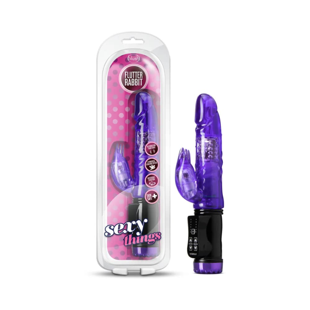 Sexy Things Flutter Rabbit Dual Stimulation Vibrator Purple