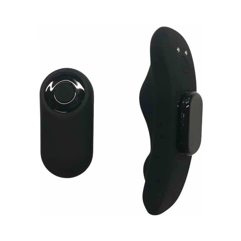 Temptasia Panty Vibe Rechargeable Remote-Controlled Silicone Wearable Vibrator Black thumbnail