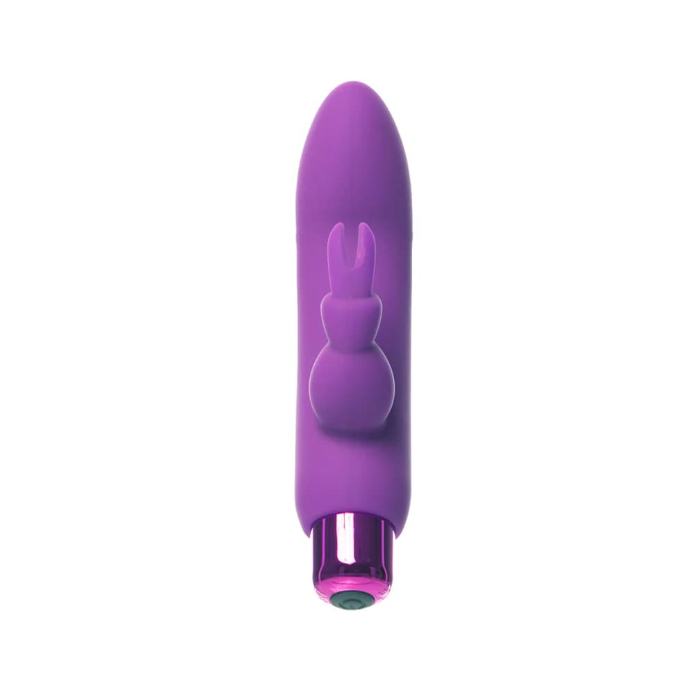 Powerbullet Alice's Bunny Rechargeable Bullet Vibrator with Silicone Rabbit Sleeve Purple thumbnail