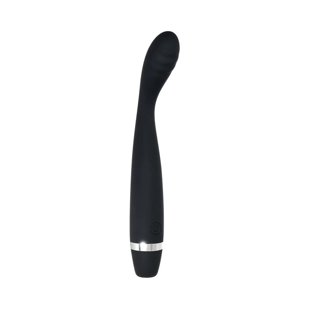 Evolved Skinny G Rechargeable Silicone Slimline G-Spot Vibrator Black thumbnail