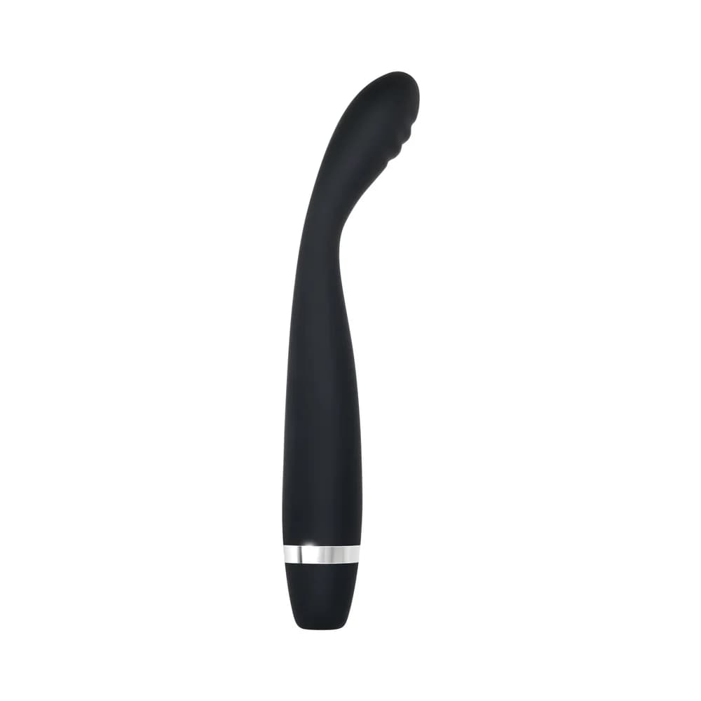 Evolved Skinny G Rechargeable Silicone Slimline G-Spot Vibrator Black thumbnail