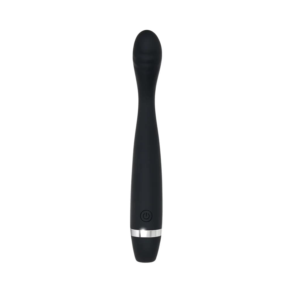 Evolved Skinny G Rechargeable Silicone Slimline G-Spot Vibrator Black thumbnail 5