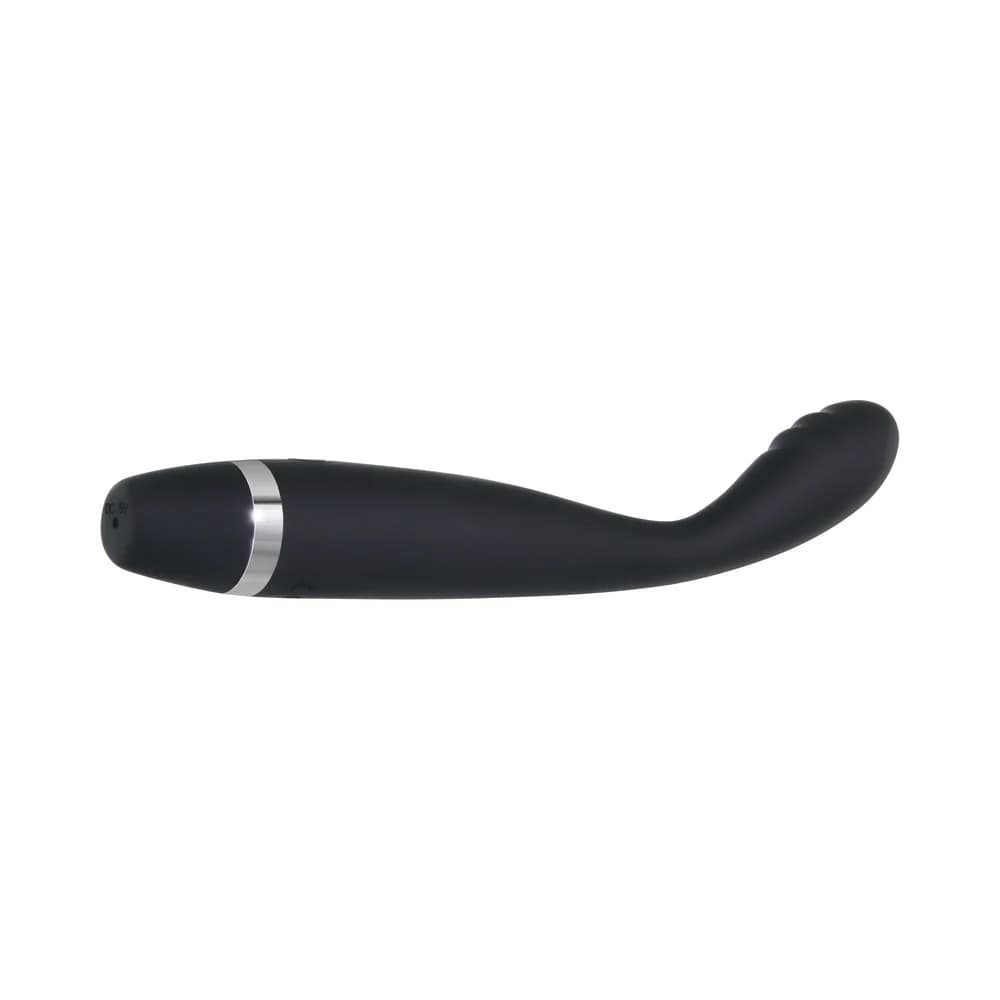 Evolved Skinny G Rechargeable Silicone Slimline G-Spot Vibrator Black thumbnail 6