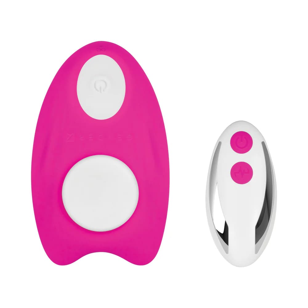 Gender X Under The Radar Rechargeable Remote-Controlled Magnetic Silicone Underwear Vibrator Pink thumbnail