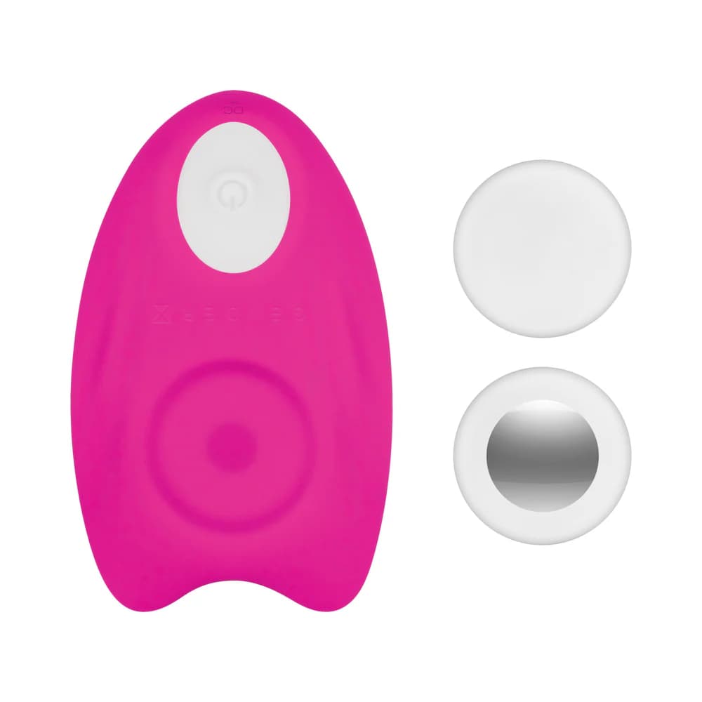 Gender X Under The Radar Rechargeable Remote-Controlled Magnetic Silicone Underwear Vibrator Pink thumbnail 8