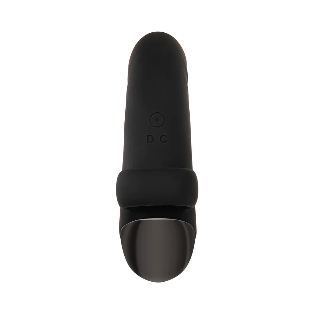 Evolved Hooked On You Rechargeable Silicone Finger Vibrator Black thumbnail 6