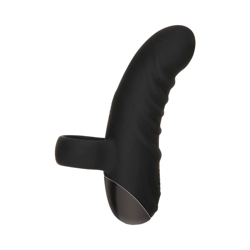 Evolved Hooked On You Rechargeable Silicone Finger Vibrator Black thumbnail 7