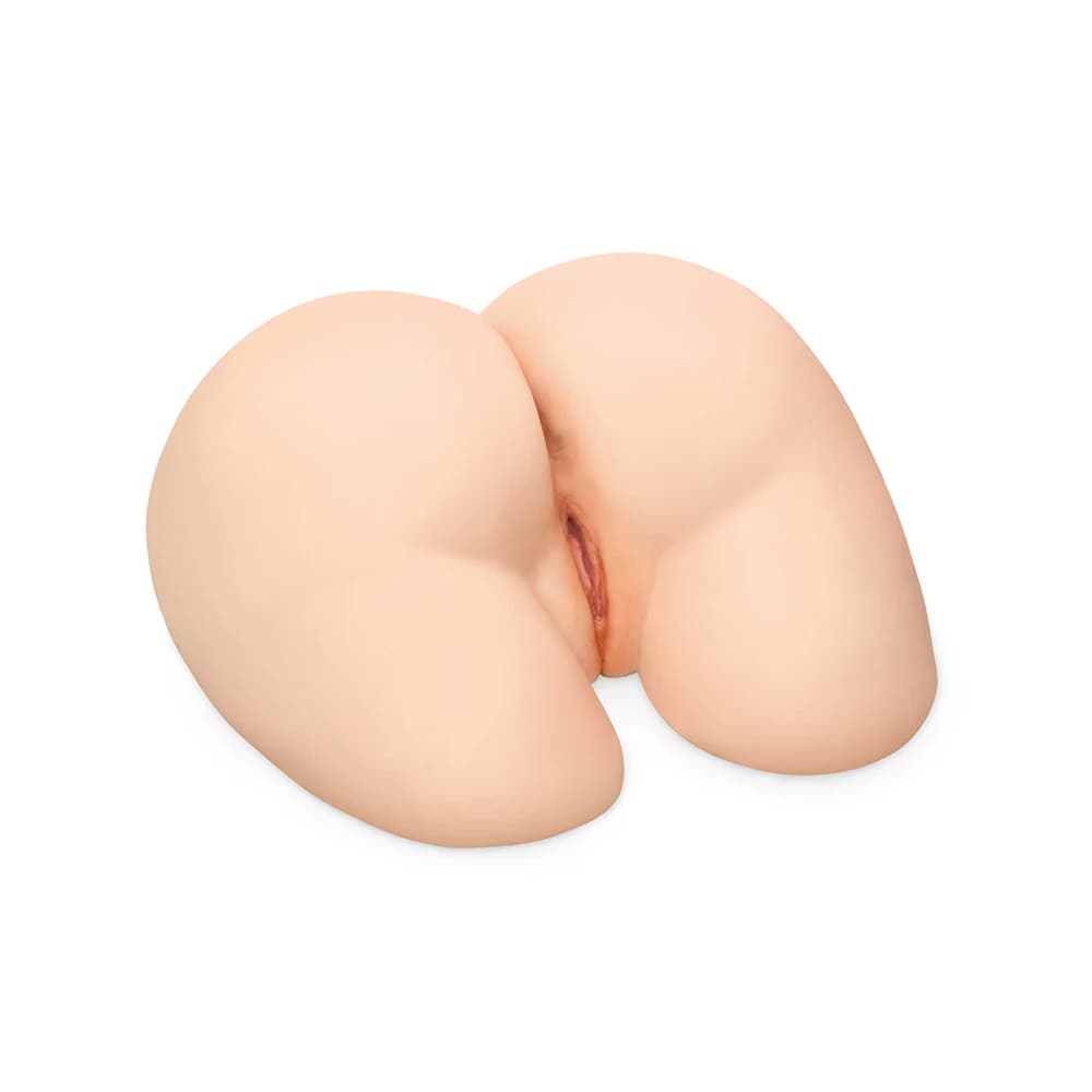 PDX Plus Perfect Ass XL Dual Entry Masturbator Beige thumbnail
