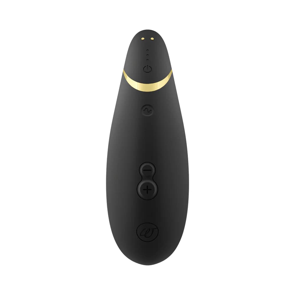Womanizer Premium 2 Rechargeable Silicone Luxurious Pleasure Air Clitoral Stimulator Black thumbnail