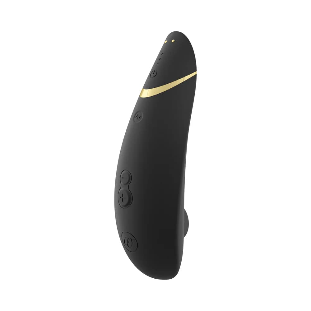 Womanizer Premium 2 Rechargeable Silicone Luxurious Pleasure Air Clitoral Stimulator Black thumbnail