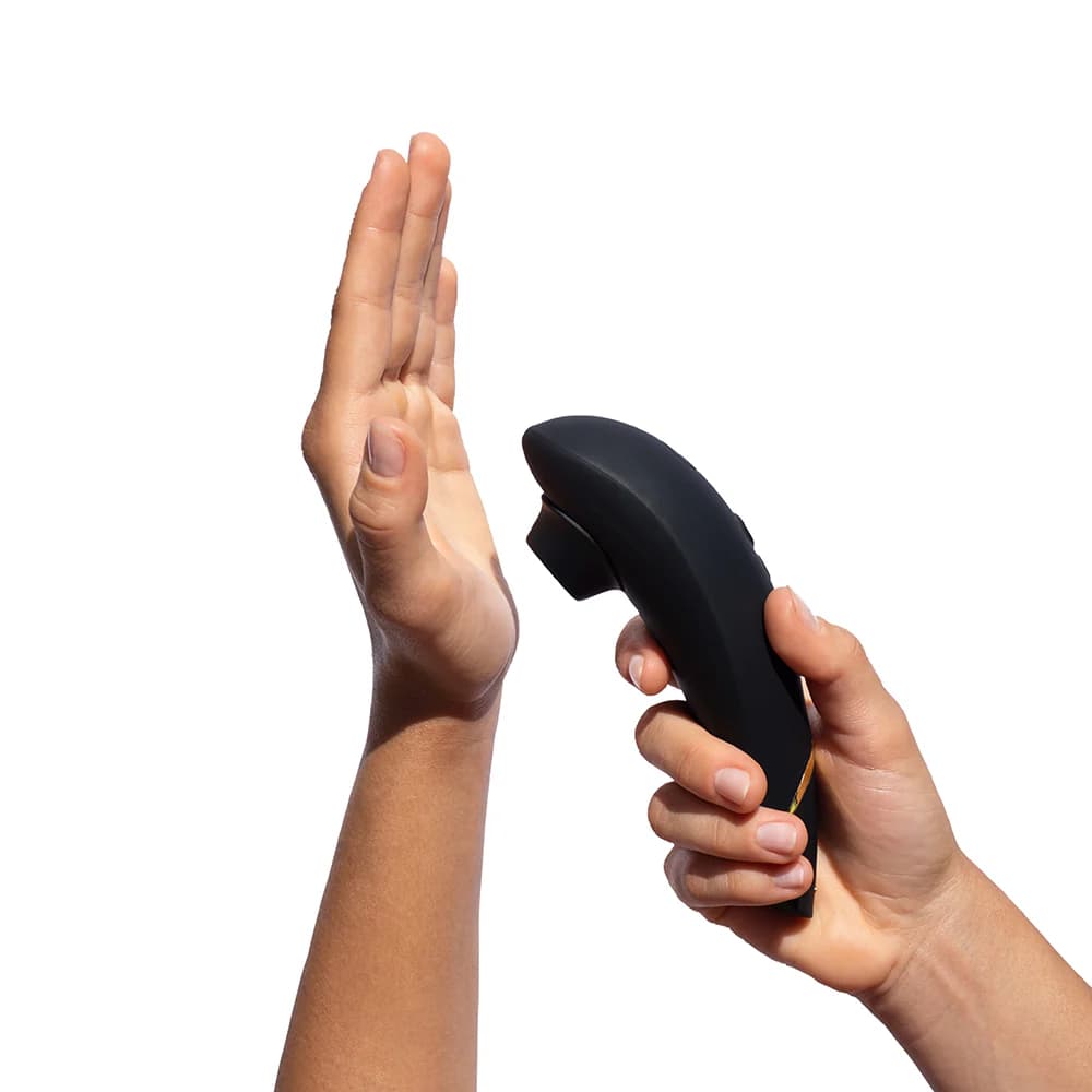 Womanizer Premium 2 Rechargeable Silicone Luxurious Pleasure Air Clitoral Stimulator Black thumbnail 8
