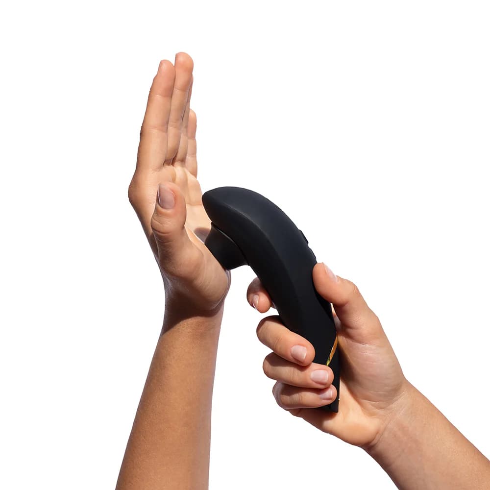 Womanizer Premium 2 Rechargeable Silicone Luxurious Pleasure Air Clitoral Stimulator Black thumbnail 9