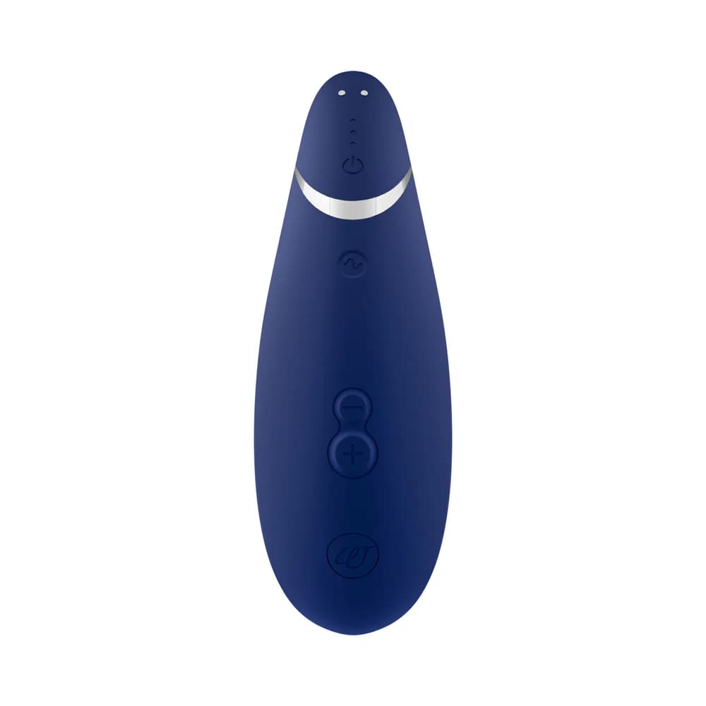 Womanizer Premium 2 Rechargeable Silicone Luxurious Pleasure Air Clitoral Stimulator Blueberry thumbnail
