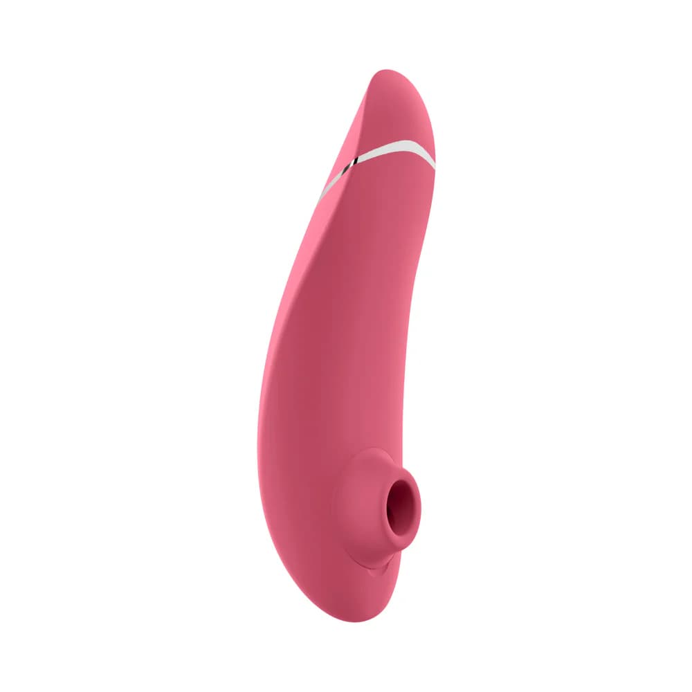 Womanizer Premium 2 Rechargeable Silicone Luxurious Pleasure Air Clitoral Stimulator Raspberry thumbnail