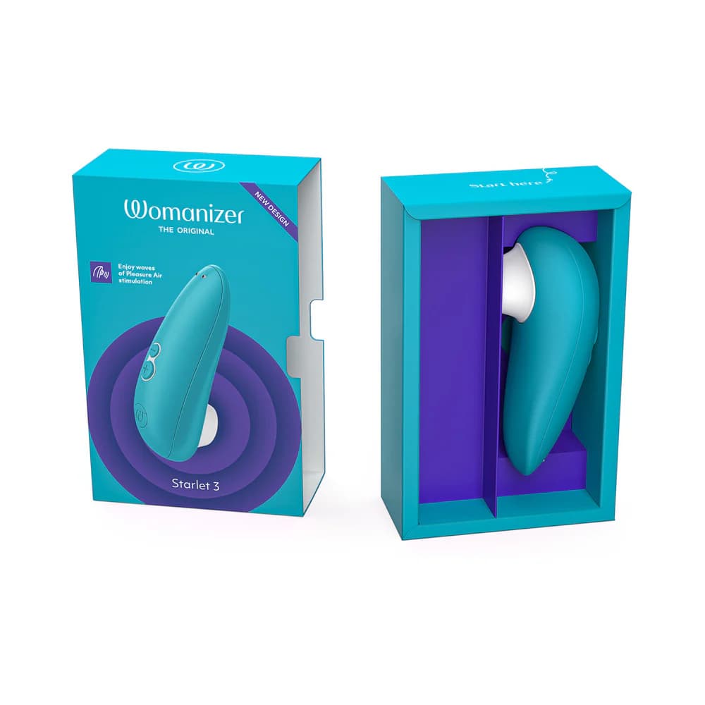 Womanizer Starlet 3 Rechargeable Silicone Compact Pleasure Air Clitoral Stimulator Turquoise thumbnail