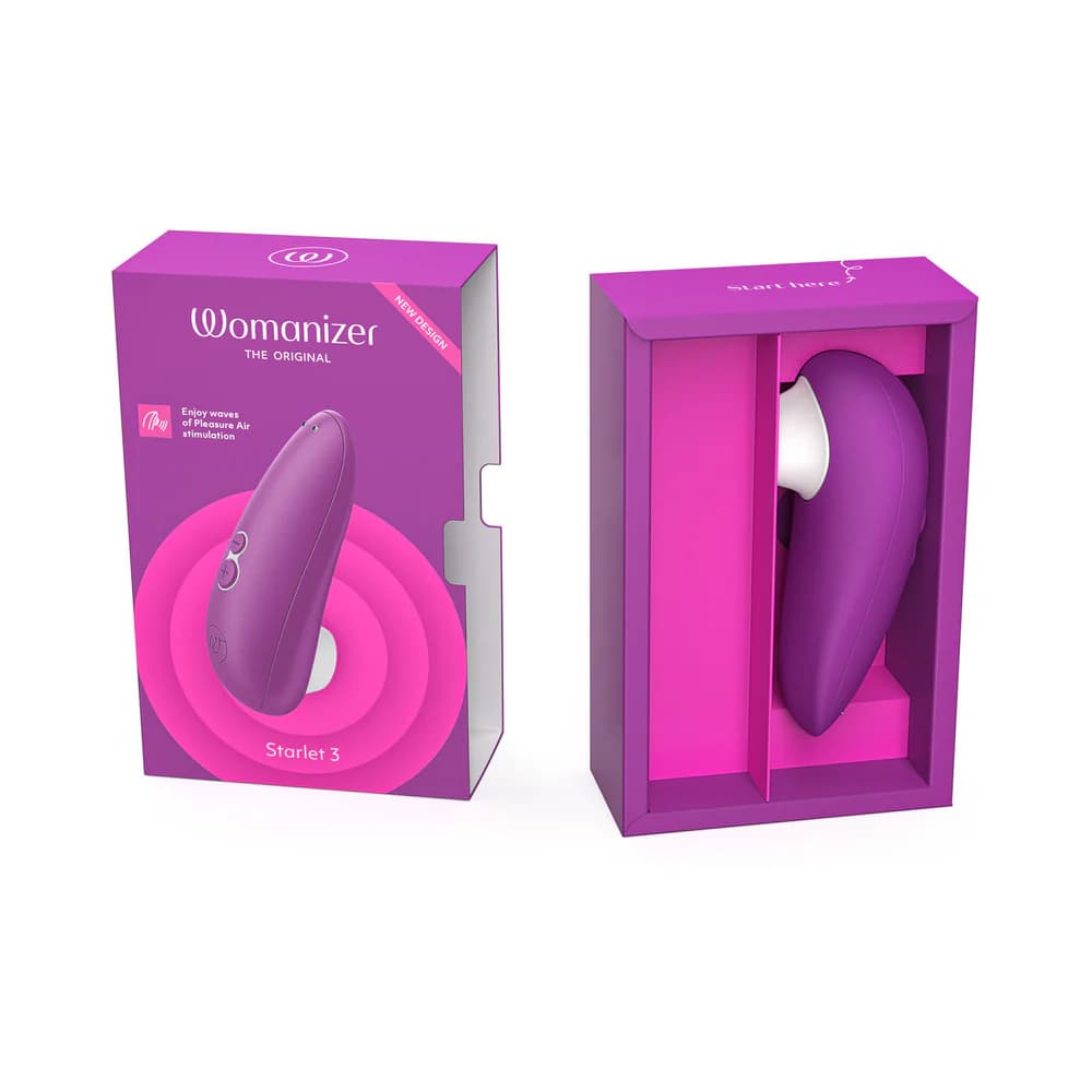 Womanizer Starlet 3 Rechargeable Silicone Compact Pleasure Air Clitoral Stimulator Violet thumbnail