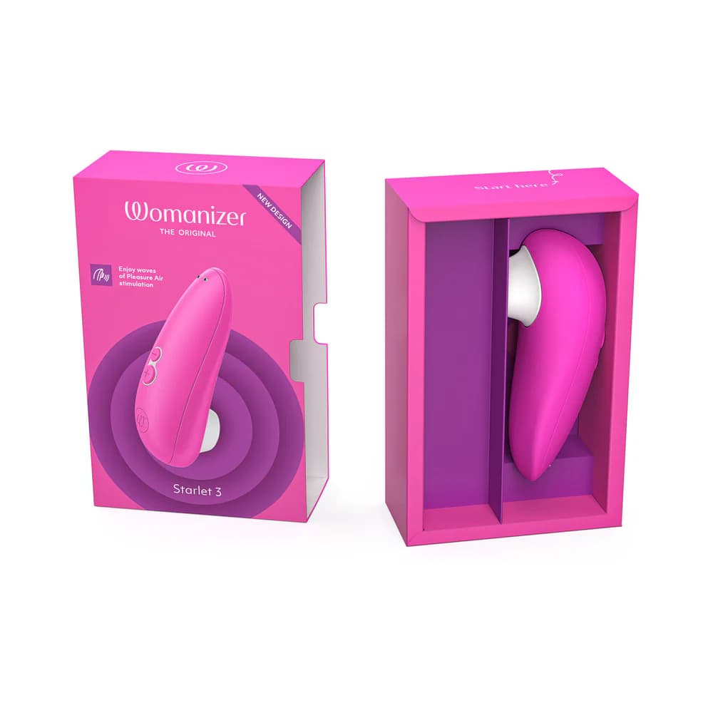 Womanizer Starlet 3 Rechargeable Silicone Compact Pleasure Air Clitoral Stimulator Pink thumbnail