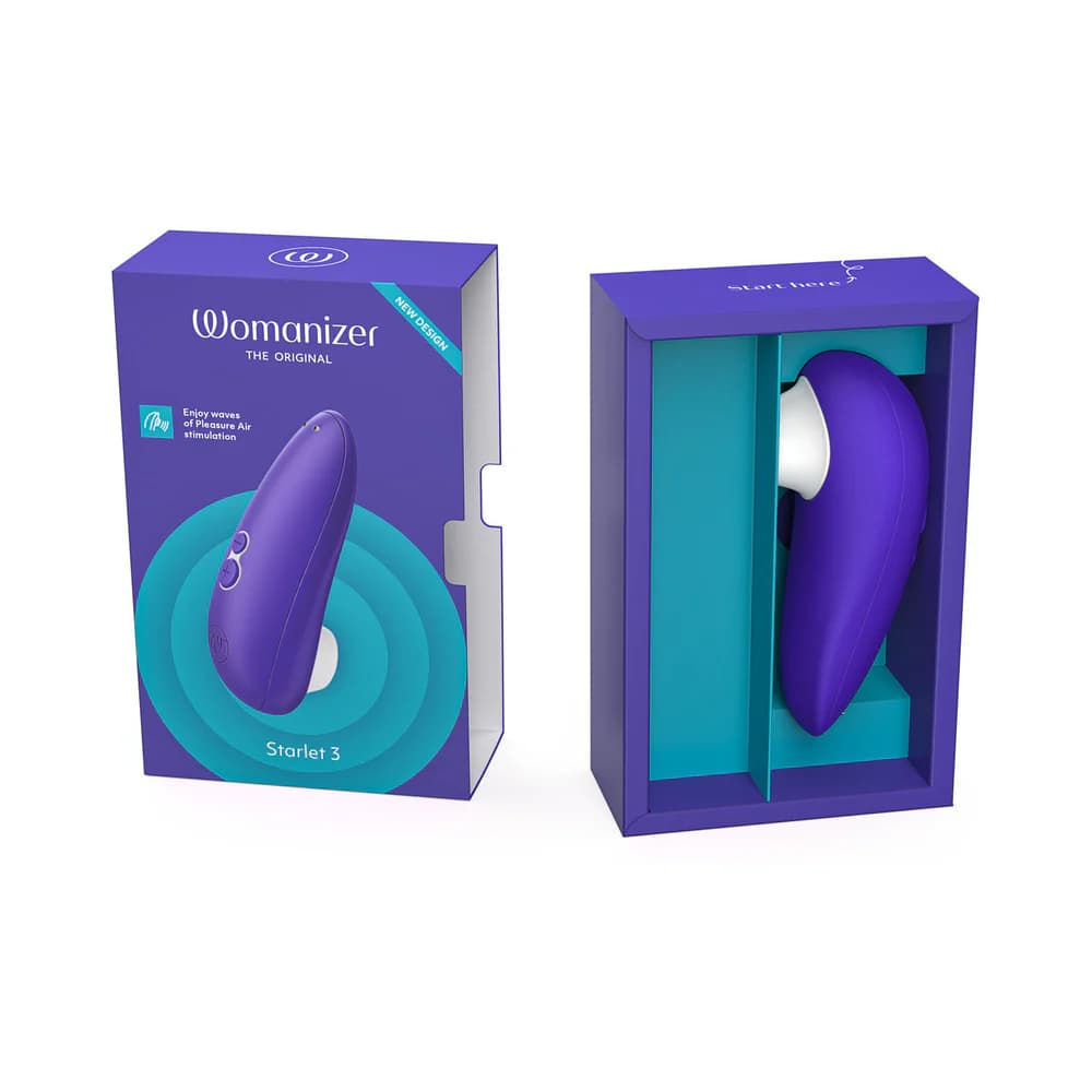 Womanizer Starlet 3 Rechargeable Silicone Compact Pleasure Air Clitoral Stimulator Indigo thumbnail