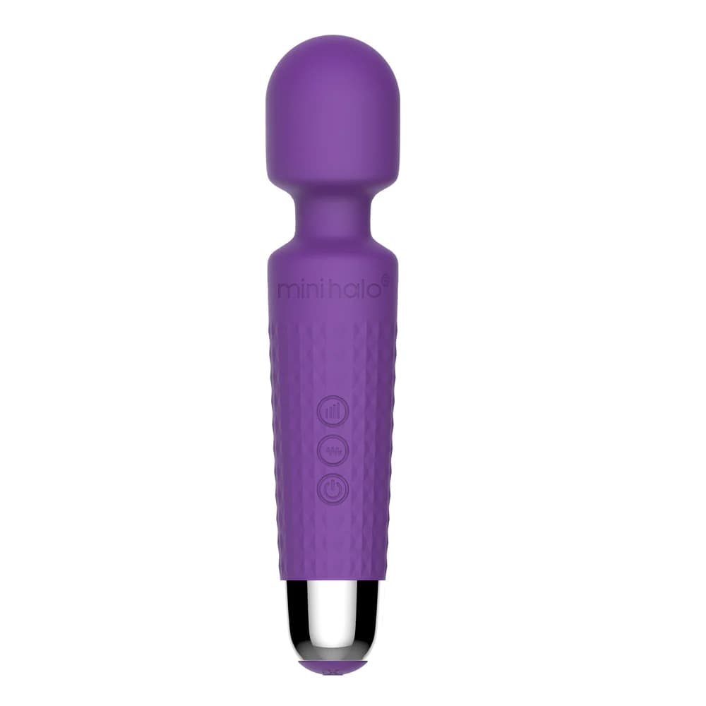 Mini Halo Wireless Wand 20X Silicone Amethyst thumbnail