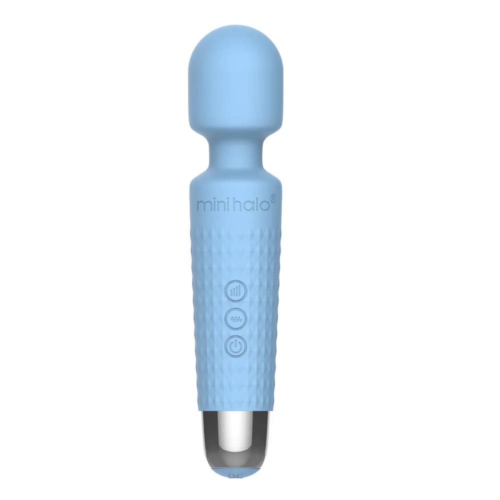 Mini Halo Wireless Wand 20X Silicone Powder Blue thumbnail