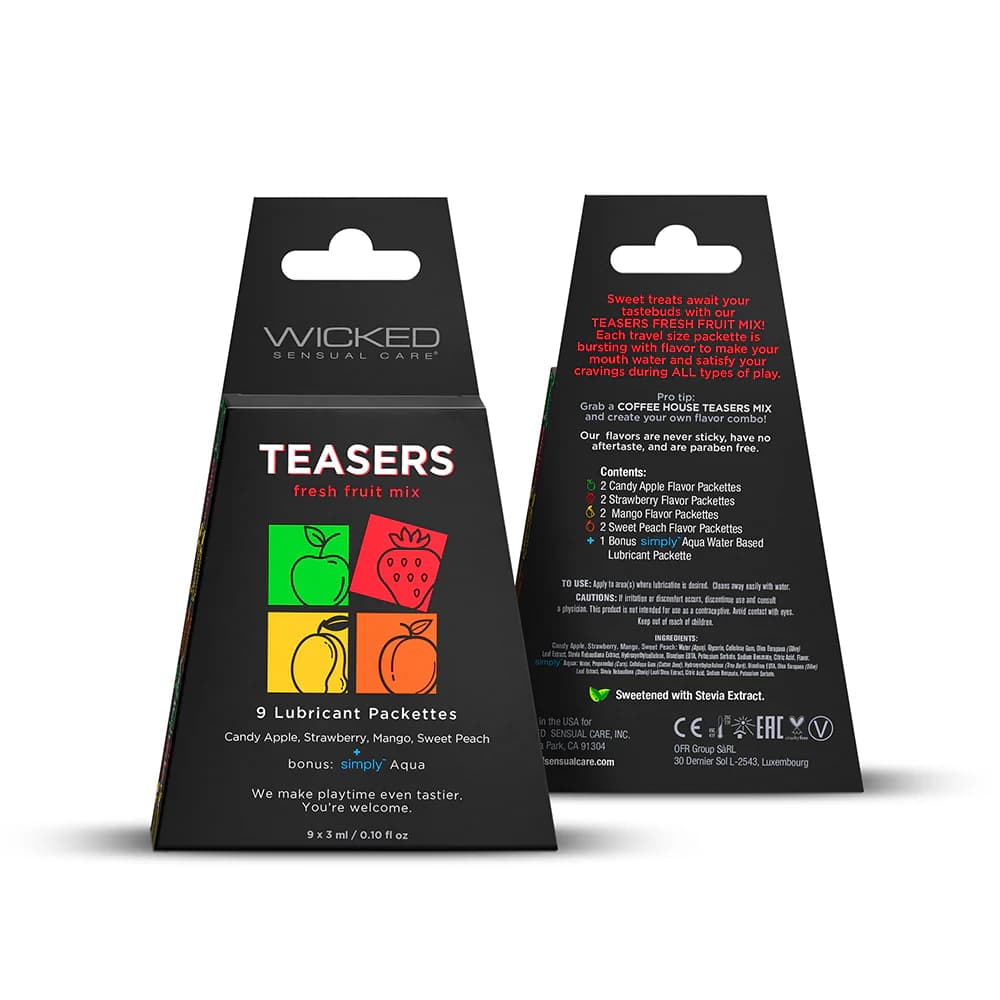 Wicked Teasers Fresh Fruit Mix 3 ml 9 Packs/Box thumbnail