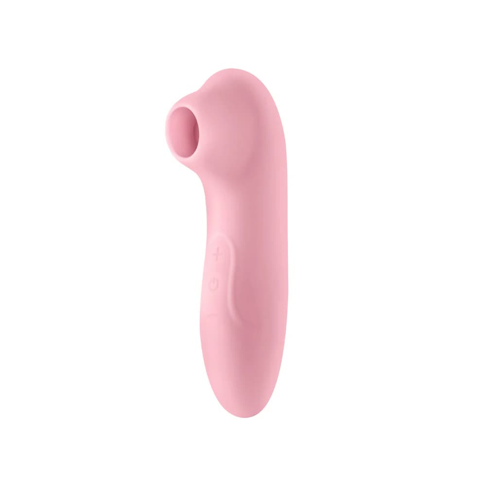 Luv Inc Cs19 Pulsing Clitoral Stimulator Rechargeable Silicone Light Pink thumbnail