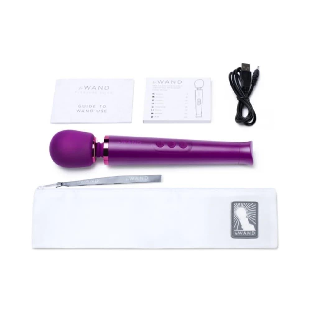Le Wand Petite Rechargeable Massager Dark Cherry thumbnail 6