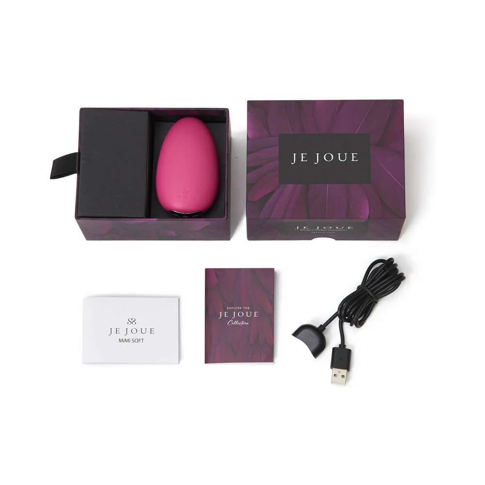 Je Joue Mimi Soft Rechargeable Silicone Clitoral Vibrator Fuchsia thumbnail