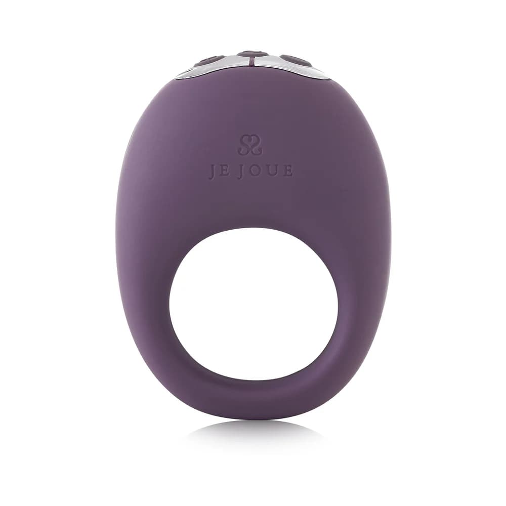 Je Joue Mio Rechargeable Vibrating Silicone Cock Ring Purple thumbnail