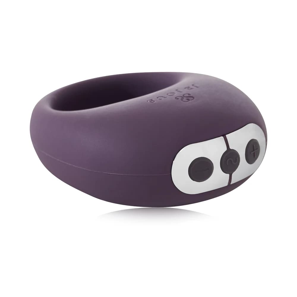 Je Joue Mio Rechargeable Vibrating Silicone Cock Ring Purple thumbnail