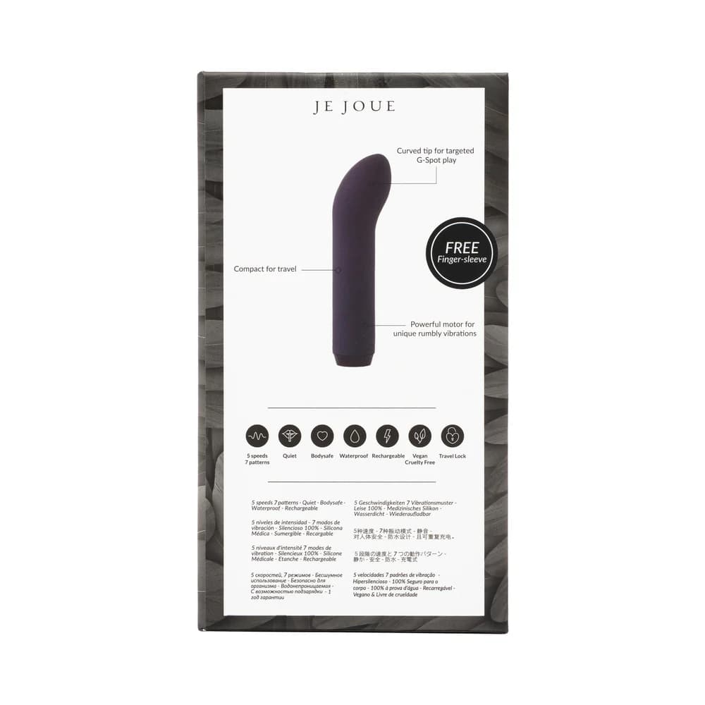 Je Joue G-Spot Bullet Vibrator Rechargeable Silicone Purple thumbnail 10