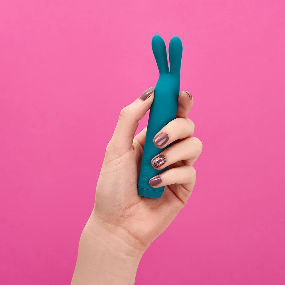 Je Joue Rabbit Bullet Vibrator Rechargeable Silicone Teal thumbnail