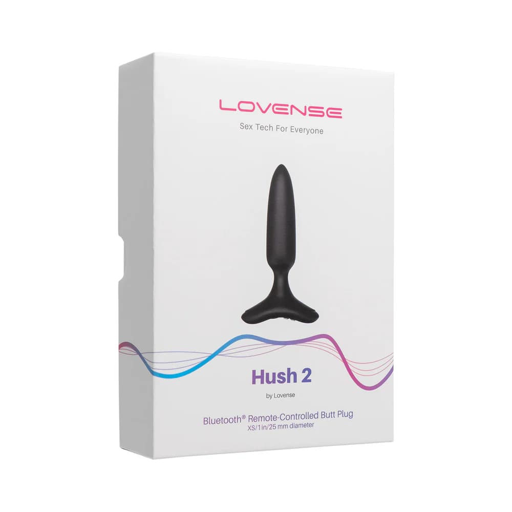 Lovense Hush 2 Bluetooth Remote-Controlled Vibrating Butt Plug XS 1 in. thumbnail 5