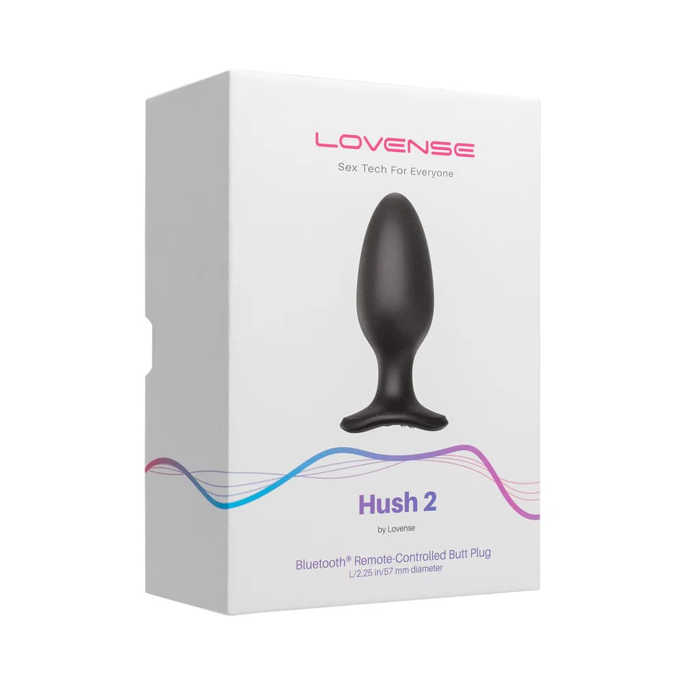 Lovense Hush 2 Bluetooth Remote-Controlled Vibrating Butt Plug L 2.25 in. thumbnail 5