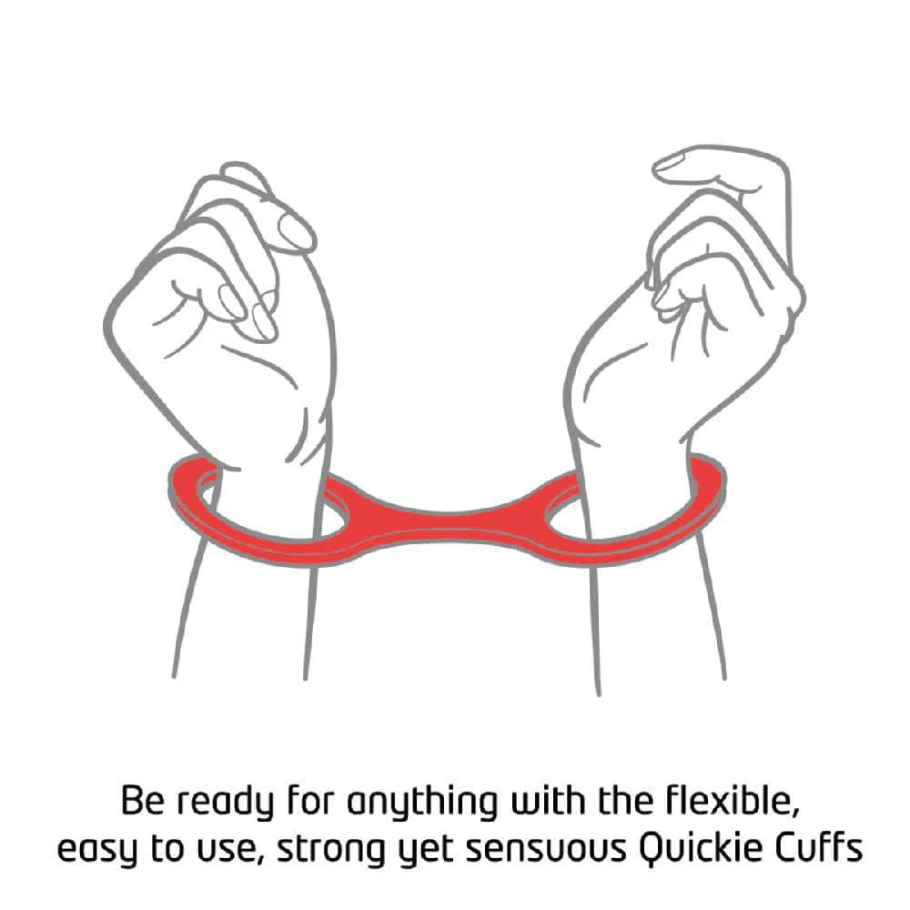 Quickie Cuffs Large Red thumbnail