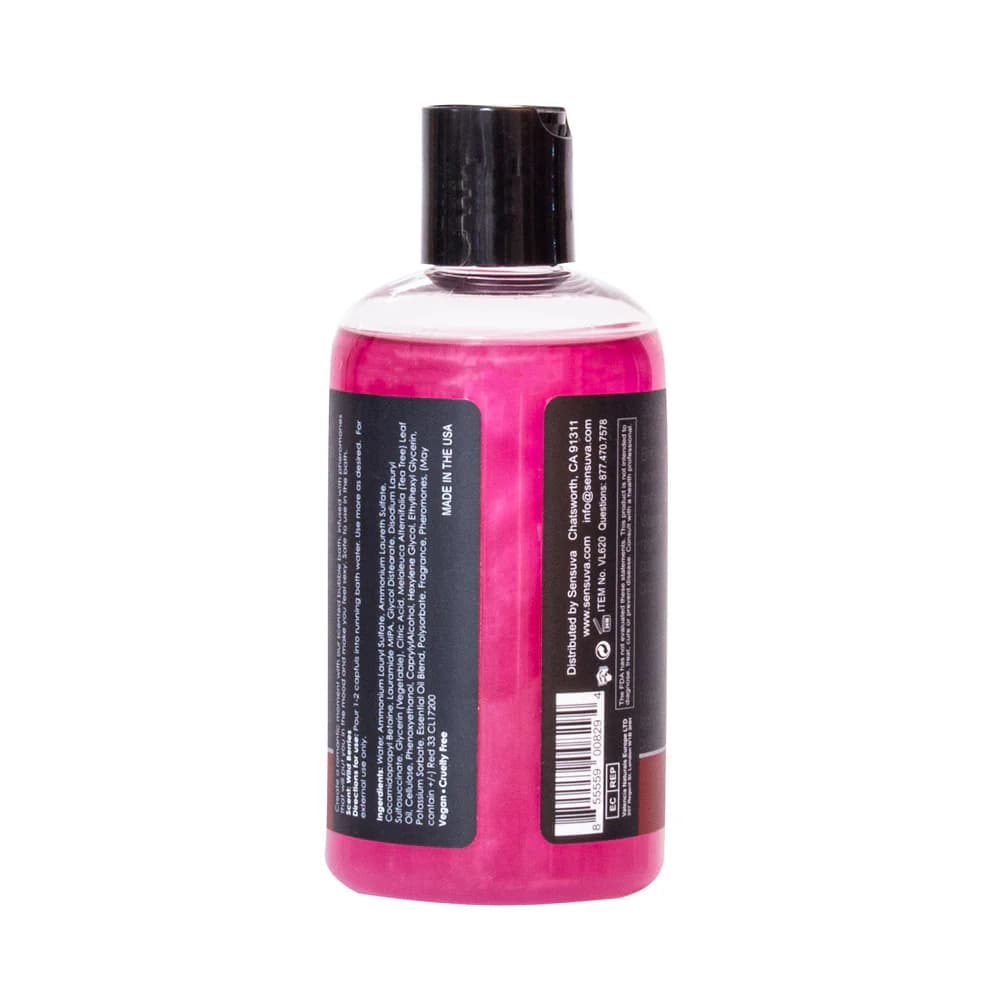 Sensuva Big Flirt Pheromone-Infused Bubble Bath Berry Flirty 8 oz. thumbnail