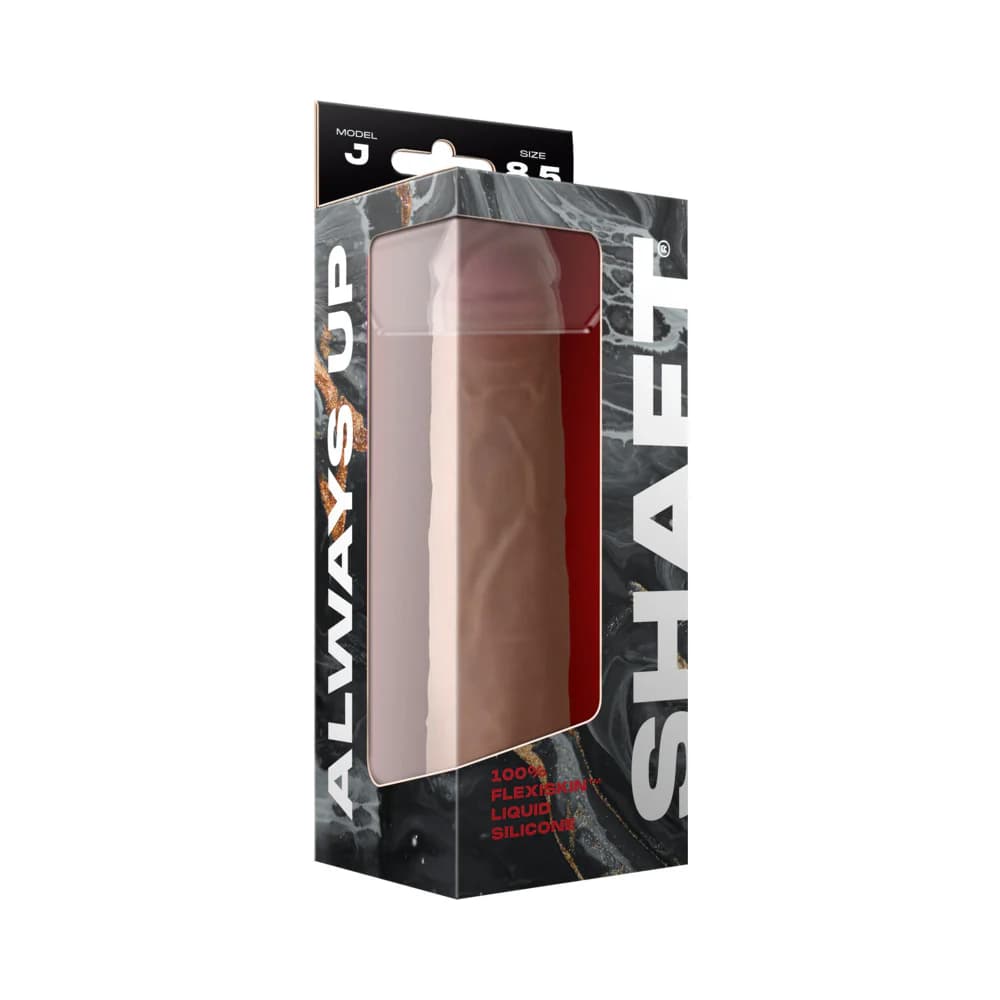 Shaft Model J: 8.5 in. Dual Density Silicone Dildo Pine thumbnail