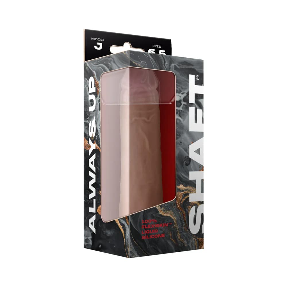 Shaft Model J: 6.5 in. Dual Density Silicone Dildo Pine thumbnail