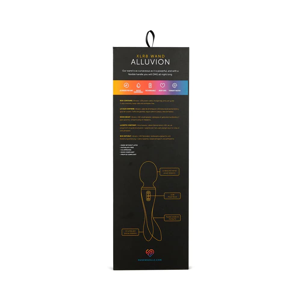Nu Sensuelle Alluvion XLR8 Turbo Wand Black thumbnail 9