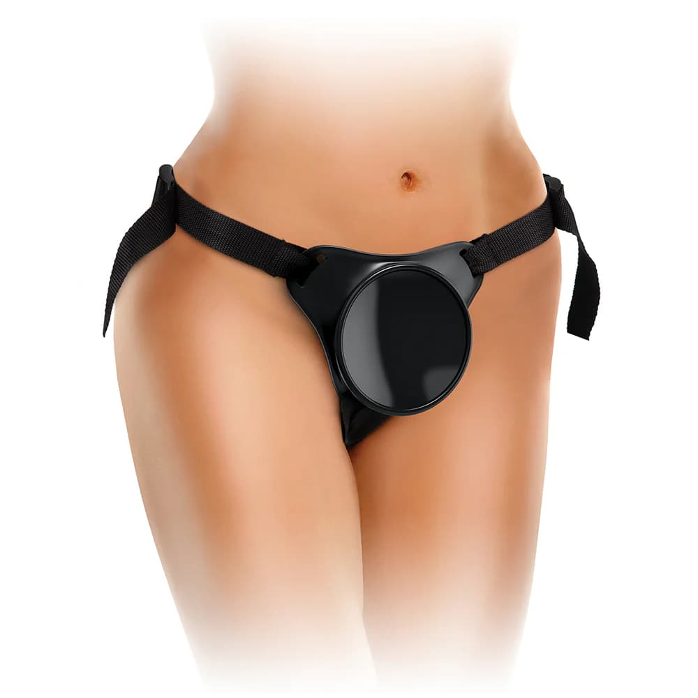 King Cock Elite Beginner's Body Dock Strap-On Harness Black thumbnail